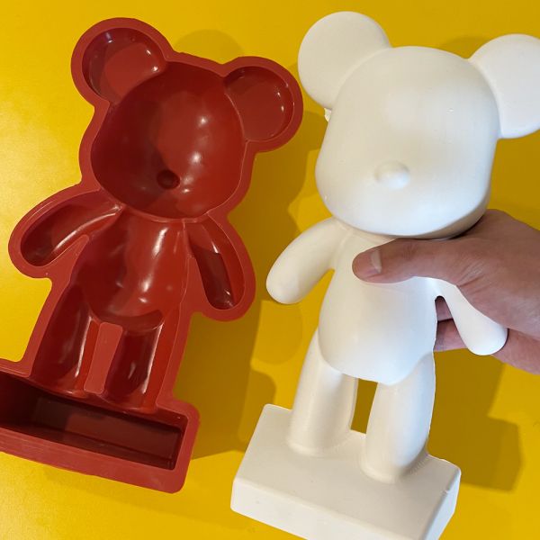 부천·경기·인천·서울 금형 사출 포트폴리오 - 28cm 곰돌이몰드 (40,000원) (플라스틱/실리콘 사출, 시제품·소량·대량 생산 사례)