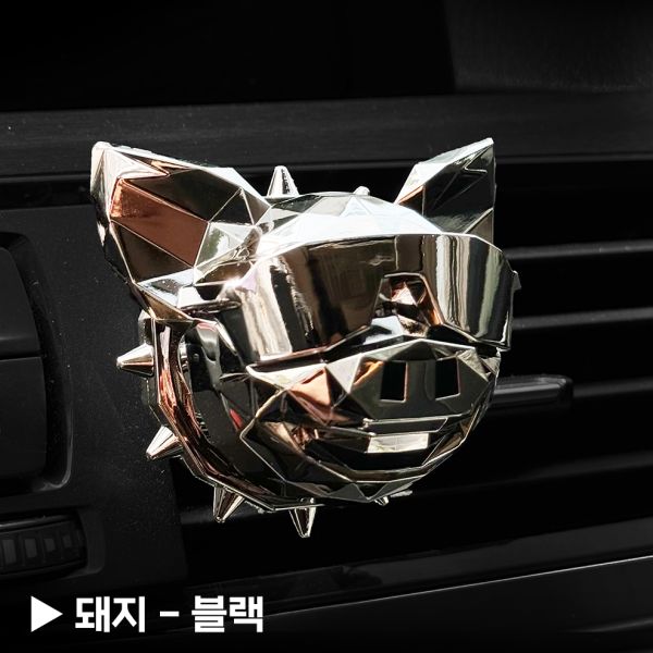 부천·경기·인천·서울 금형 사출 포트폴리오 - 돼지방향제 (블랙도금) (플라스틱/실리콘 사출, 시제품·소량·대량 생산 사례)