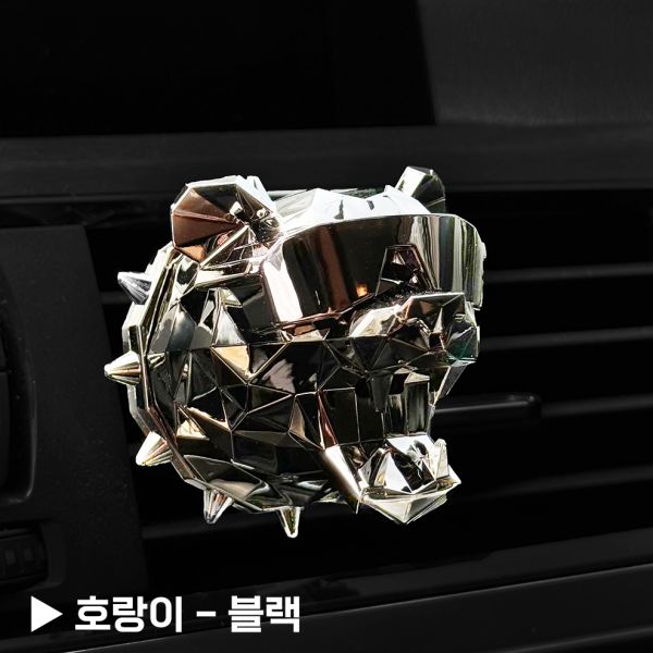 부천·경기·인천·서울 금형 사출 포트폴리오 - 호랑이방향제 (블랙도금) (플라스틱/실리콘 사출, 시제품·소량·대량 생산 사례)