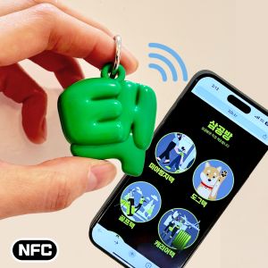 부천·경기·인천·서울 금형 사출 포트폴리오 - NFC 멀티택 키링 (플라스틱/실리콘 사출, 시제품·소량·대량 생산 사례)